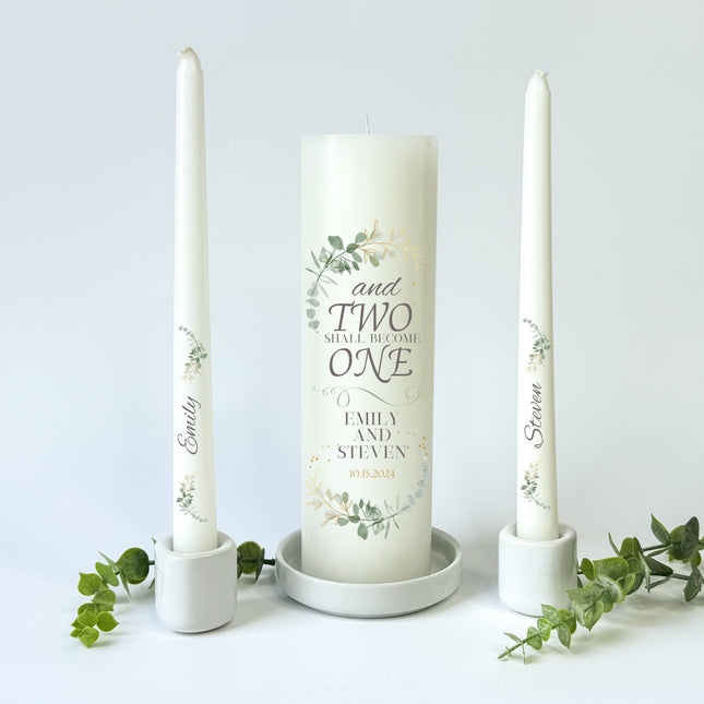 Wedding Two in One Unity Candles
