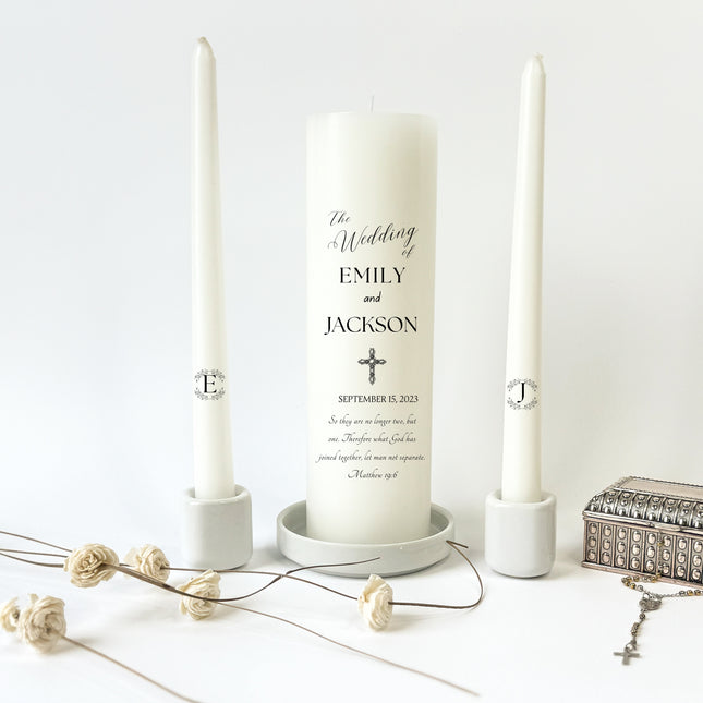 Wedding Bless Unity Candles