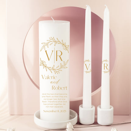 Wedding Goldie Unity Candles