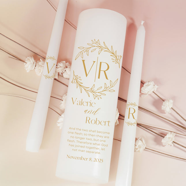 Wedding Goldie Unity Candles