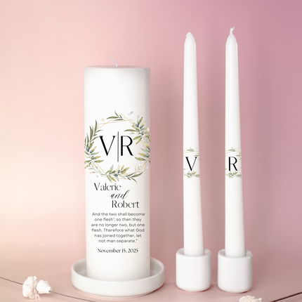 Wedding Garden Unity Candles