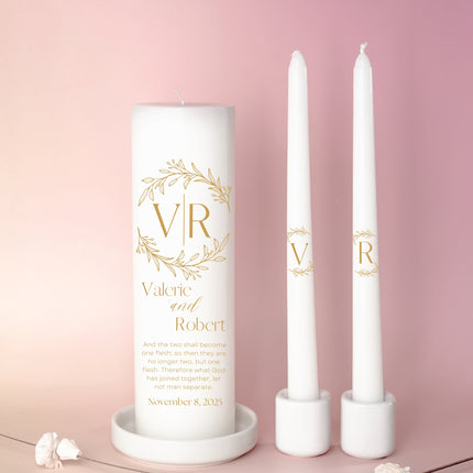 Wedding Goldie Unity Candles