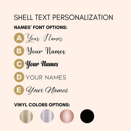 Personalized Baptism Shell Pearl Christening Keepsake with custom name and date