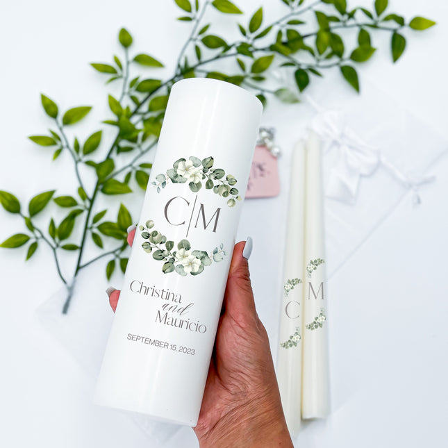 Wedding Greenie Unity Candles