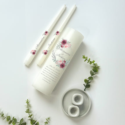 Wedding Clover Unity Candles