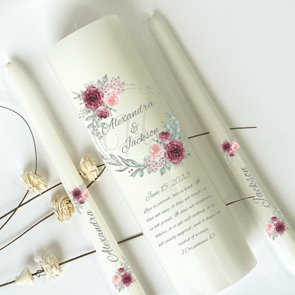 Wedding Clover Unity Candles