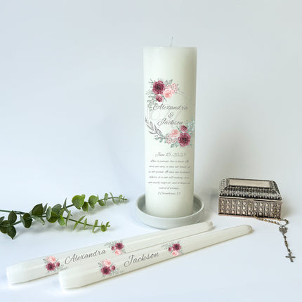 Wedding Clover Unity Candles