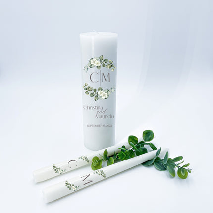 Wedding Greenie Unity Candles