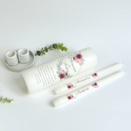 Wedding Clover Unity Candles