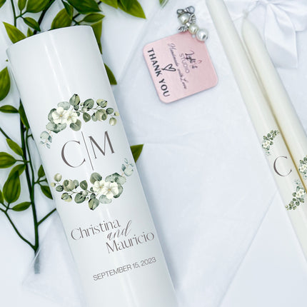 Wedding Greenie Unity Candles