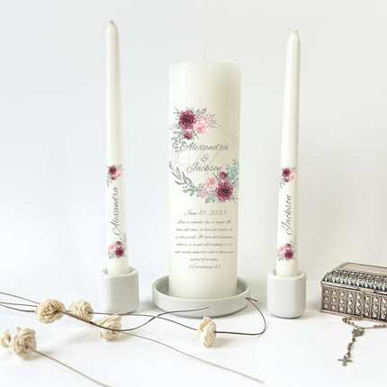 Wedding Clover Unity Candles