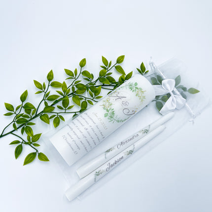 Wedding Gift Box Zinnia Unity Candle
