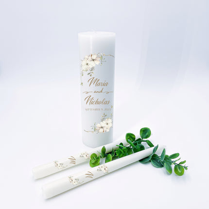Wedding Jasmine Unity Candles