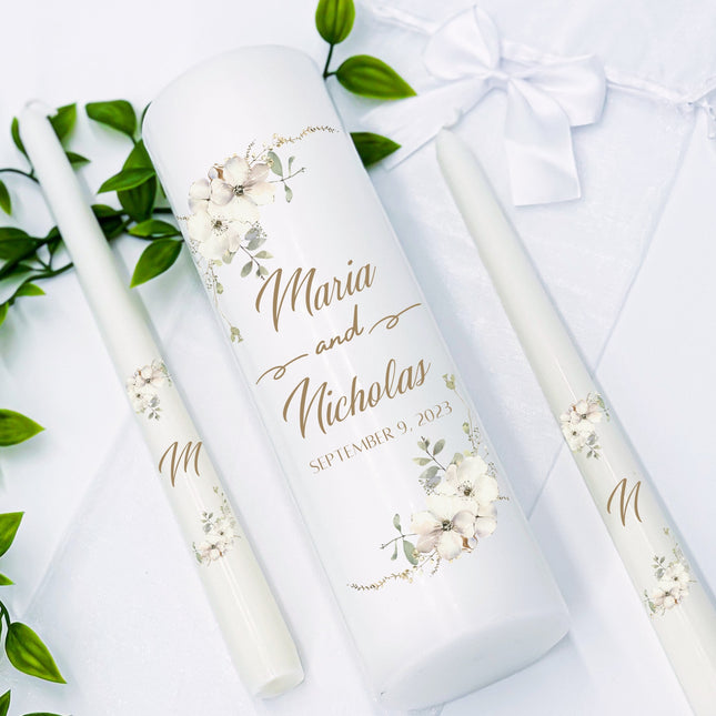 Wedding Jasmine Unity Candles