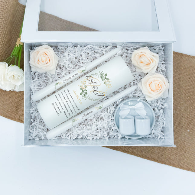 Wedding Gift Box Zinnia Unity Candle