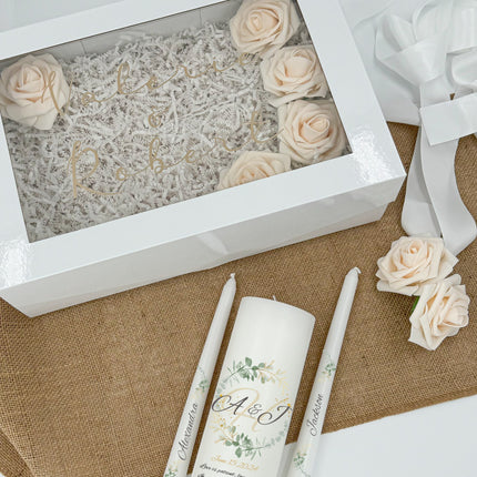Wedding Gift Box Zinnia Unity Candle