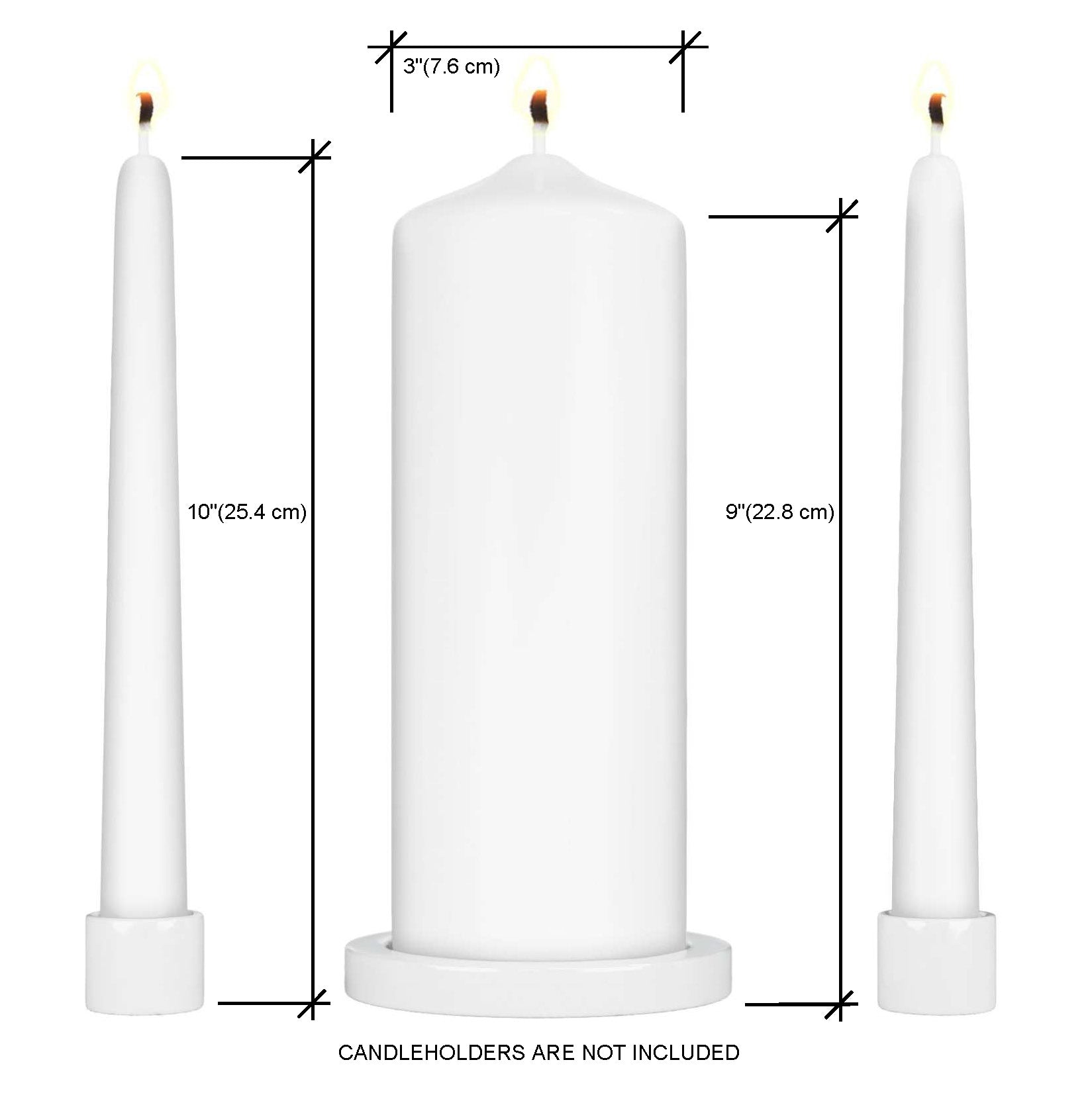 Wedding Simple Verte Unity Candles LightitStudio
