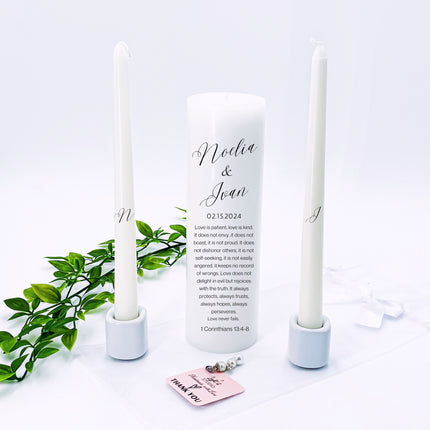 Wedding Simple Unity Candles