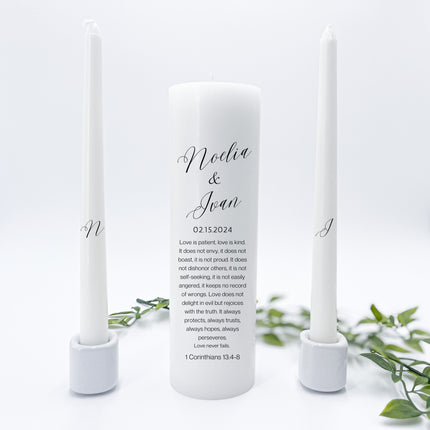 Wedding Simple Unity Candles